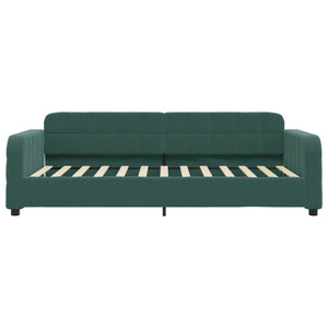 Letto da Giorno Verde Scuro 80x200 cm in Velluto 354053