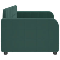 Letto da Giorno Verde Scuro 80x200 cm in Velluto 354053