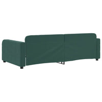 Letto da Giorno Verde Scuro 90x200 cm in Velluto 354060