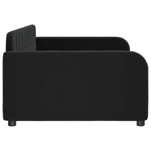 Letto da Giorno Nero 90x190 cm in Velluto 354073