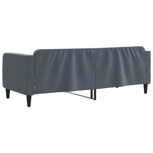 Letto da Giorno Grigio Scuro 80x200 cm in Velluto 354080