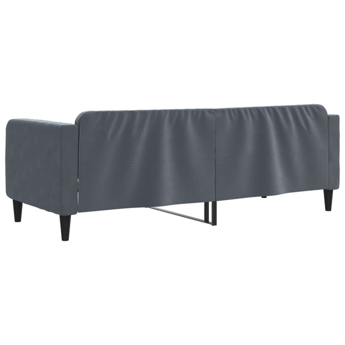 Letto da Giorno Grigio Scuro 80x200 cm in Velluto 354080