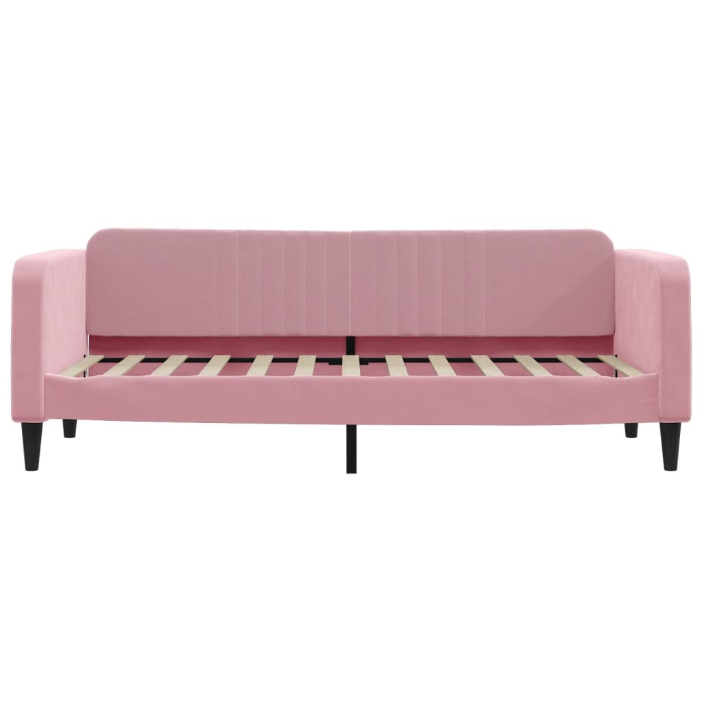 Letto da Giorno Rosa 80x200 cm in Velluto