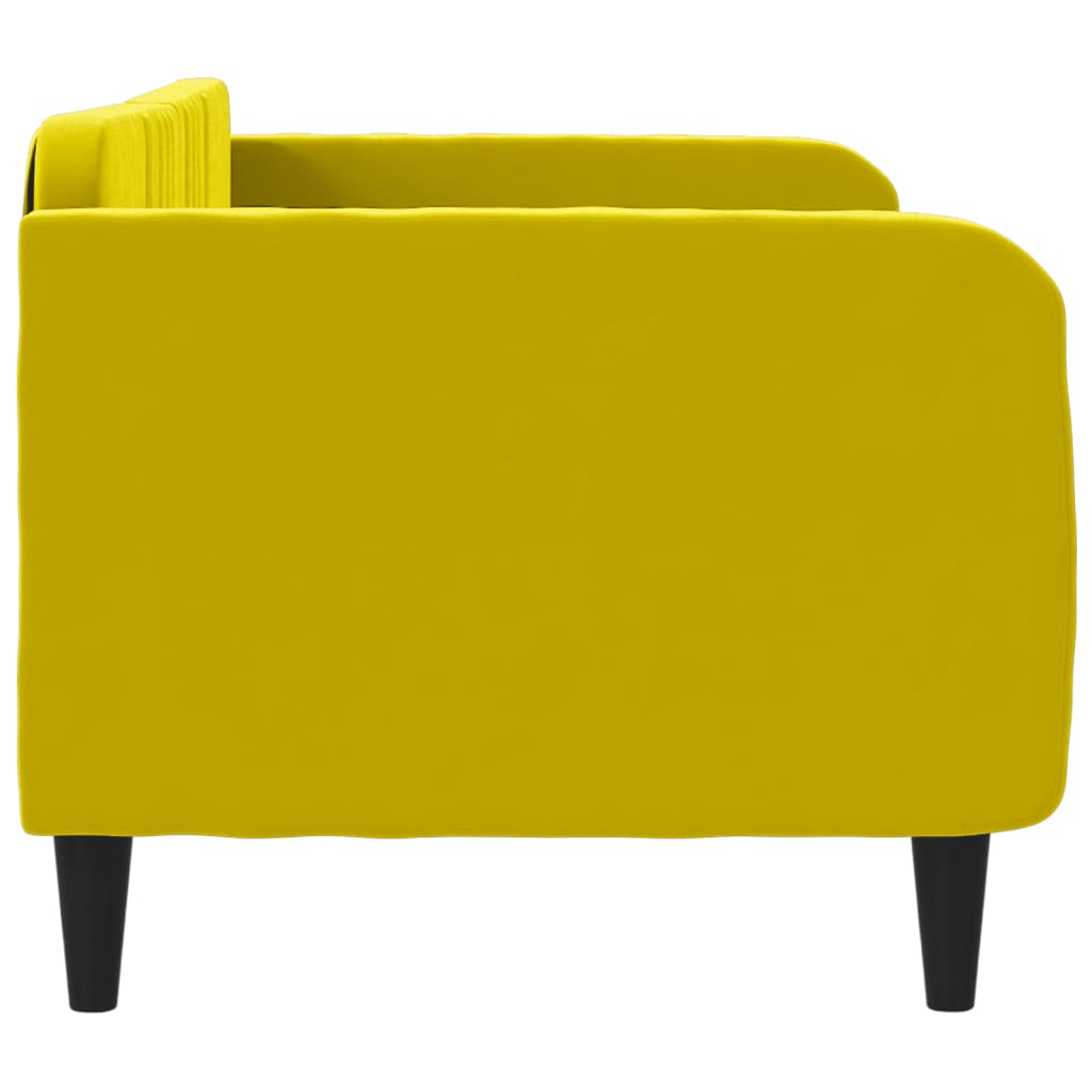 Letto da Giorno Giallo 80x200 cm in Velluto 354084