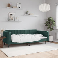Letto da Giorno Verde Scuro 90x200 cm in Vellutocod mxl 118616