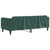 Letto da Giorno Verde Scuro 100x200 cm in Velluto 354095