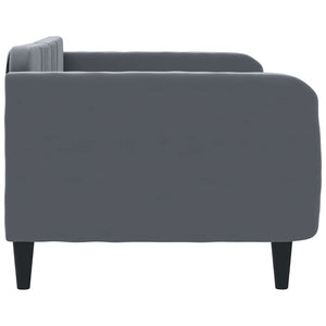 Letto da Giorno Grigio Scuro 90x190 cm in Velluto 354100