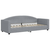 Letto da Giorno Grigio Chiaro 80x200 cm in Tessuto 354106