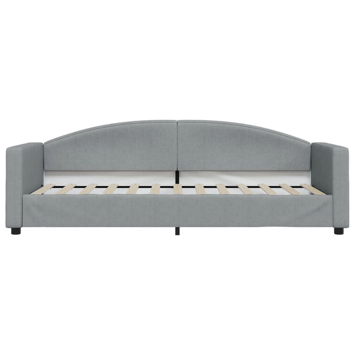 Letto da Giorno Grigio Chiaro 80x200 cm in Tessuto 354106