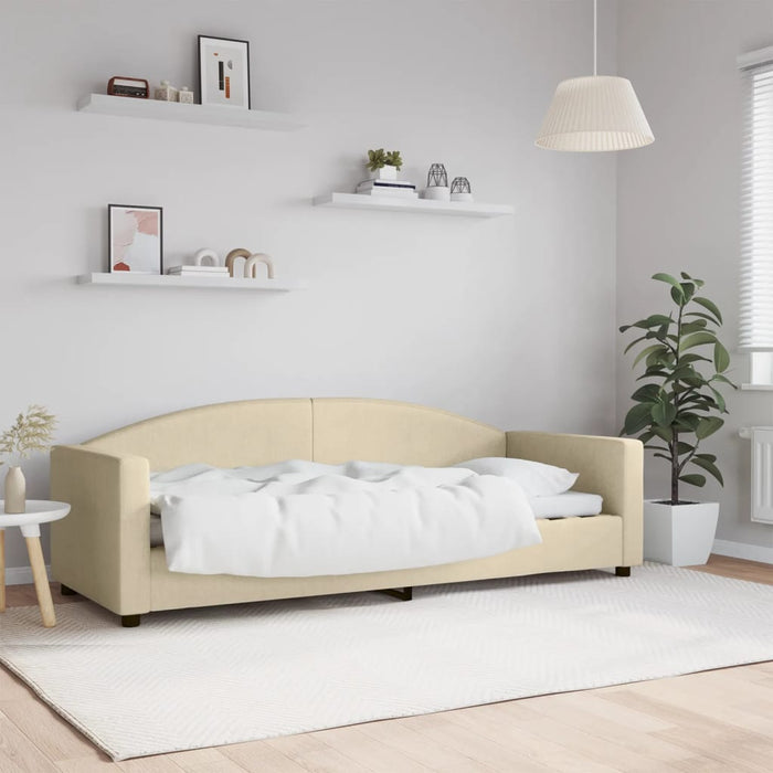 Letto da Giorno Crema 80x200 cm in Tessuto 354110