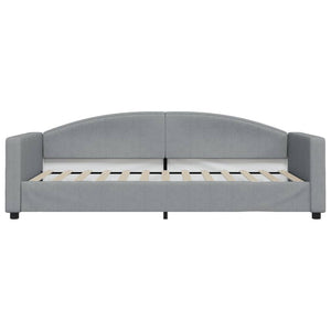 Letto da Giorno Grigio Chiaro 90x200 cm in Tessuto 354111