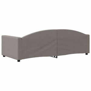 Letto da Giorno Tortora 90x200 cm in Tessuto 354114