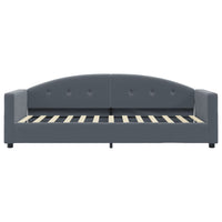 Letto da Giorno Grigio Scuro 80x200 cm in Velluto 354130