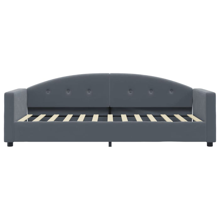 Letto da Giorno Grigio Scuro 80x200 cm in Velluto 354130