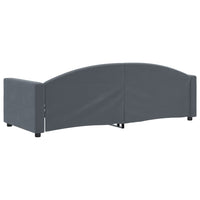 Letto da Giorno Grigio Scuro 80x200 cm in Velluto 354130