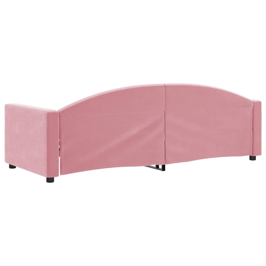 Letto da Giorno Rosa 80x200 cm in Velluto 354132