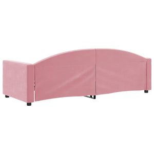 Letto da Giorno Rosa 80x200 cm in Velluto 354132