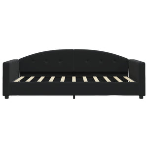 Letto da Giorno Nero 80x200 cm in Velluto 354133