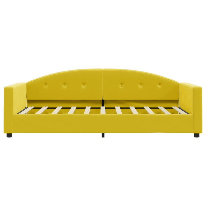 Letto da Giorno Giallo 80x200 cm in Velluto 354134