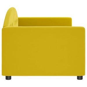 Letto da Giorno Giallo 80x200 cm in Velluto 354134