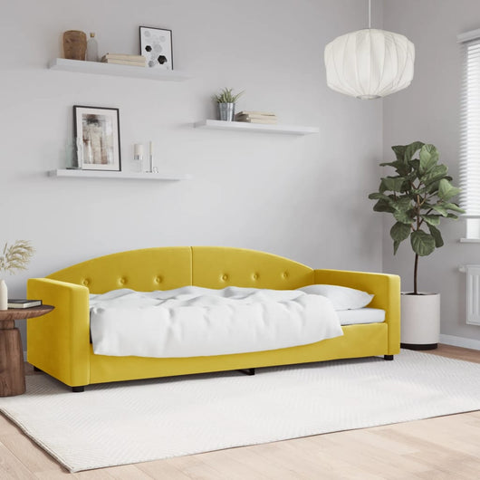 Letto da Giorno Giallo 80x200 cm in Vellutocod mxl 94654