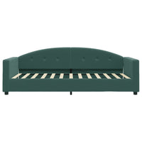 Letto da Giorno Verde Scuro 90x200 cm in Vellutocod mxl 129777