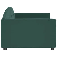 Letto da Giorno Verde Scuro 90x200 cm in Velluto 354138