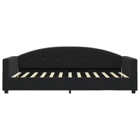 Letto da Giorno Nero 90x200 cm in Vellutocod mxl 81898