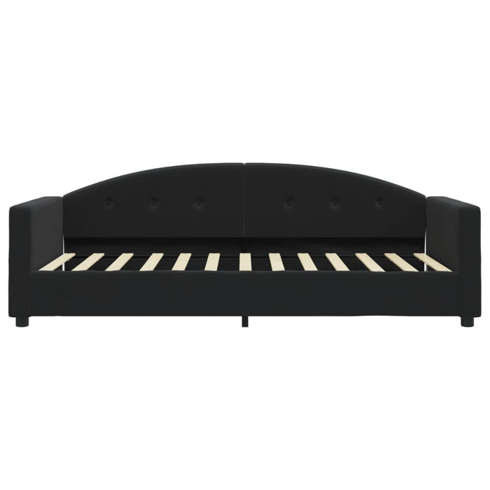 Letto da Giorno Nero 90x200 cm in Vellutocod mxl 81898