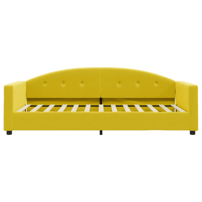 Letto da Giorno Giallo 90x200 cm in Velluto 354141