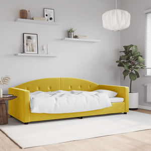 Letto da Giorno Giallo 90x200 cm in Velluto 354141