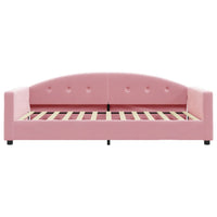 Letto da Giorno Rosa 100x200 cm in Velluto 354146