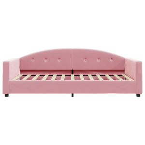 Letto da Giorno Rosa 100x200 cm in Velluto 354146