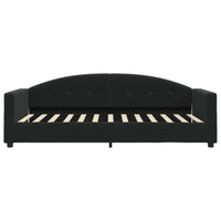 Letto da Giorno Nero 90x190 cm in Velluto 354151