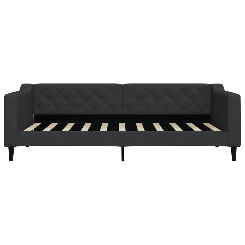 Letto da Giorno Nero 90x190 cm in Tessutocod mxl 129780