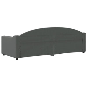 Letto da Giorno Grigio Scuro 80x200 cm in Tessuto 354179