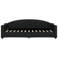 Letto da Giorno Nero 80x200 cm in Tessutocod mxl 70969