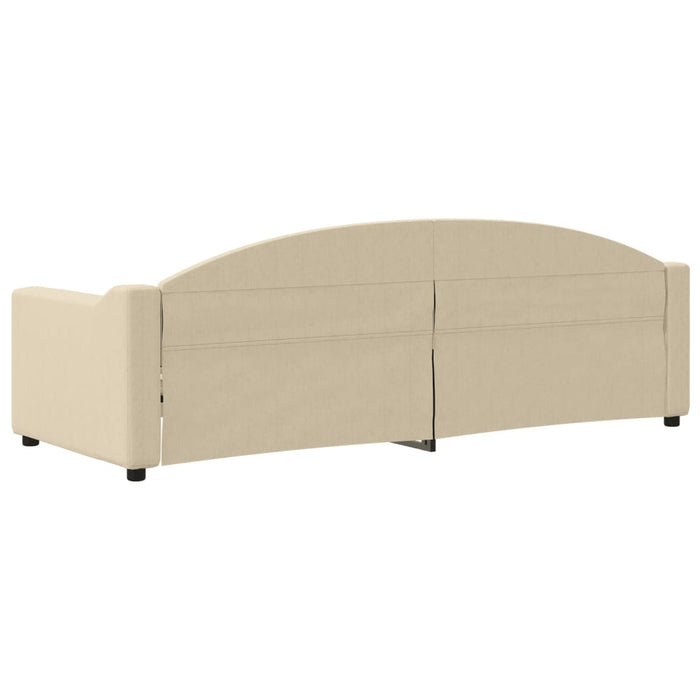 Letto da Giorno Crema 80x200 cm in Tessuto 354182
