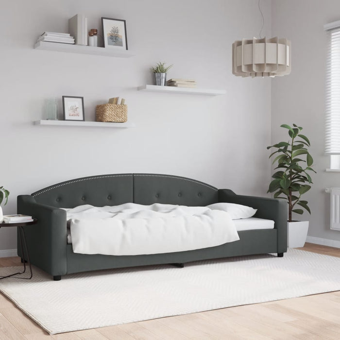 Letto da Giorno Grigio 90x200 cm in Tessutocod mxl 120696