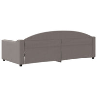 Letto da Giorno Tortora 90x200 cm in Tessuto 354186