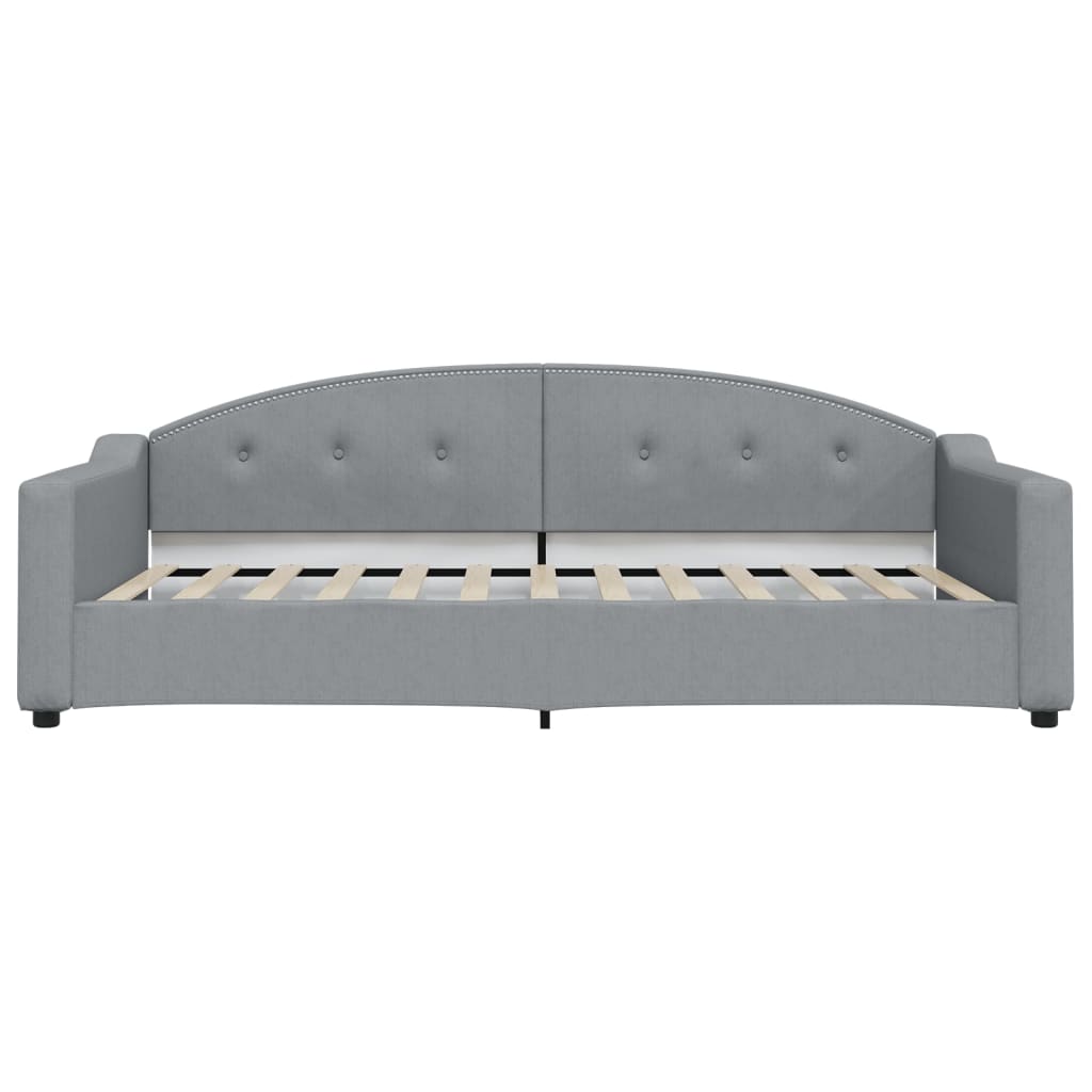Letto da Giorno Grigio Chiaro 100x200 cm in Tessutocod mxl 94973