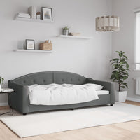 Letto da Giorno Grigio Scuro 90x190 cm in Tessutocod mxl 82291