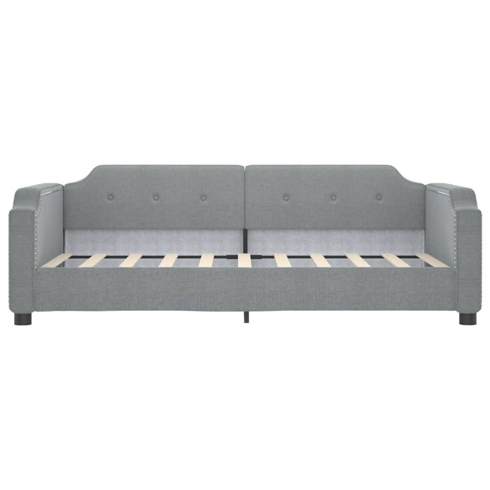 Letto da Giorno Grigio Chiaro 80x200 cm in Tessuto 354200