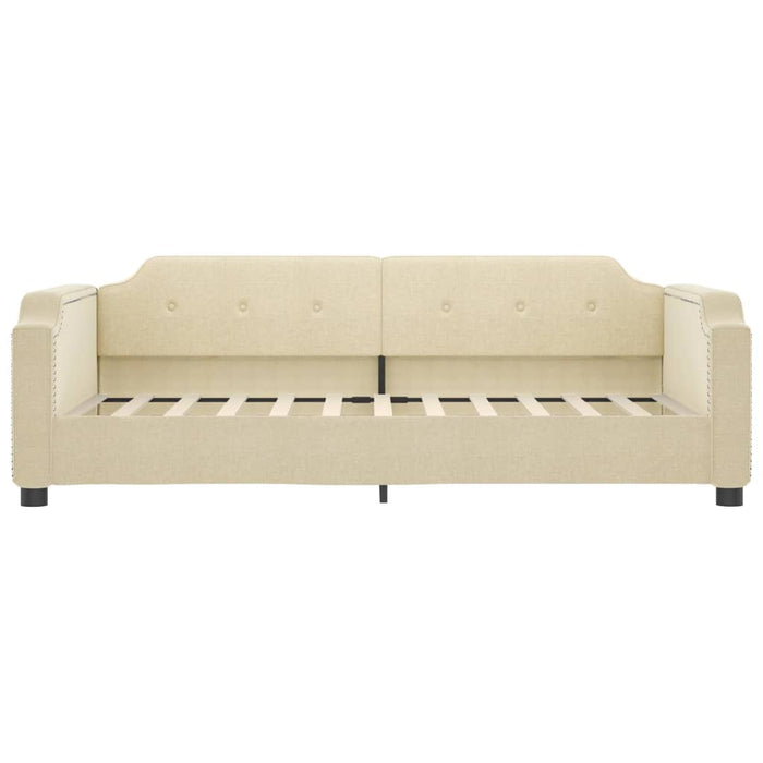 Letto da Giorno Crema 80x200 cm in Tessuto 354204