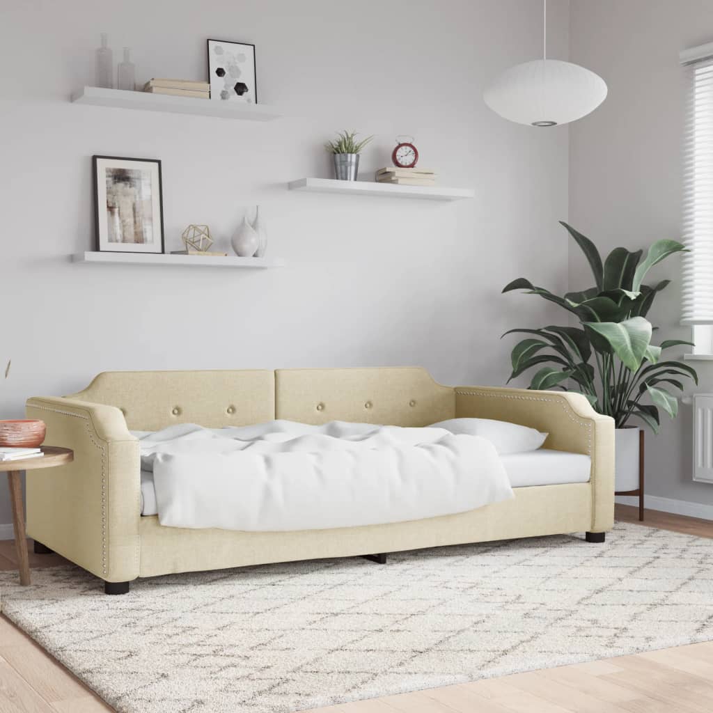 Letto da Giorno Crema 80x200 cm in Tessutocod mxl 81904