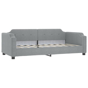 Letto da Giorno Grigio Chiaro 90x200 cm in Tessutocod mxl 105820