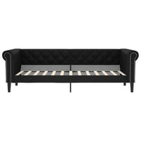 Letto da Giorno Nero 80x200 cm in Similpelle 354222