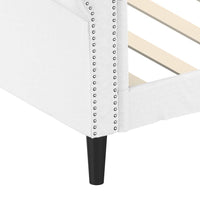 Letto da Giorno Bianco 90x200 cm in Similpelle