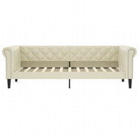 Letto da Giorno Crema 90x200 cm in Similpelle 354228