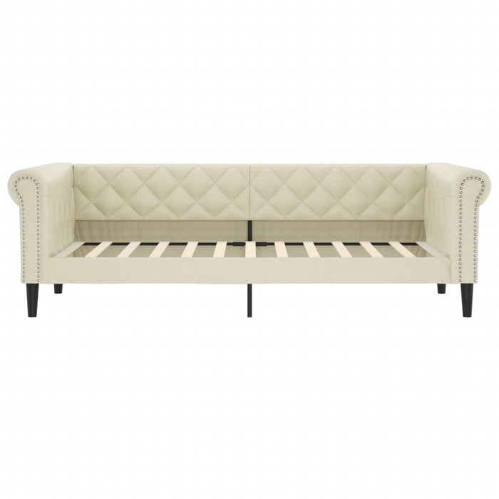 Letto da Giorno Crema 90x200 cm in Similpelle 354228